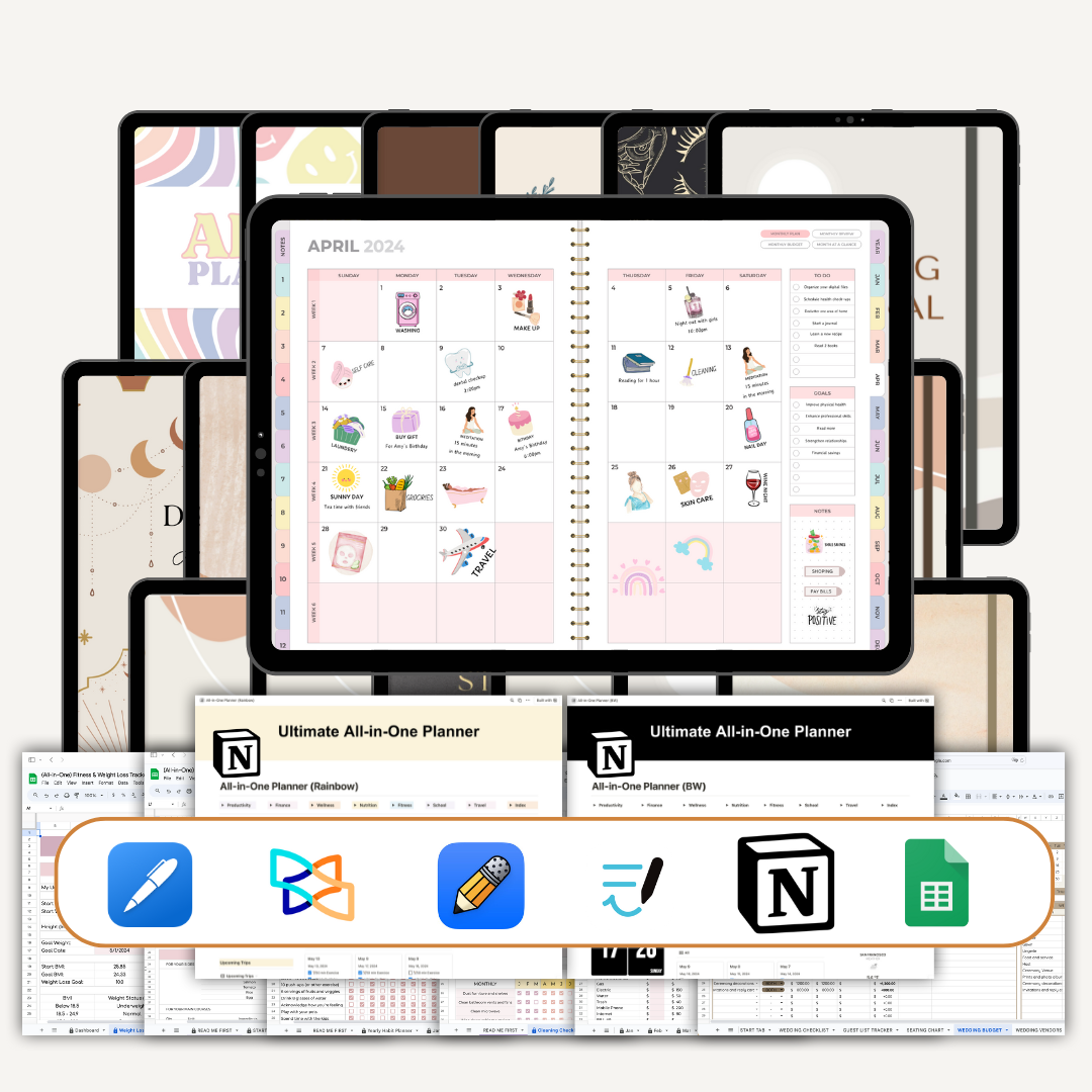 Whole Shop All Digital Products Bundle
