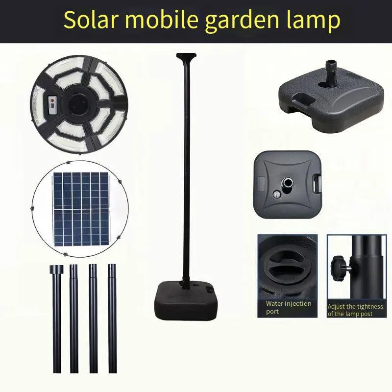 Solarix - 78'' Solar Lamp Post with Motion Sensor
