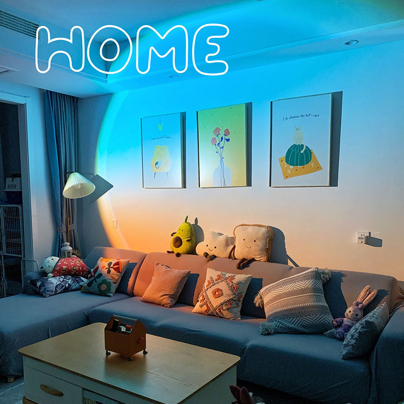 Modern Sunset Projector Floor Lamp (63 Inch)