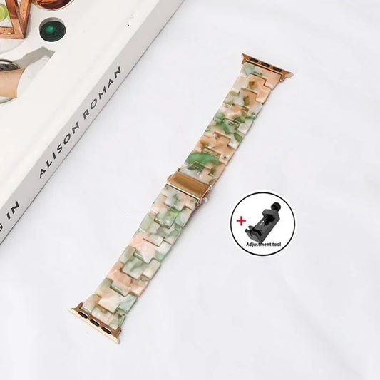 LuxBand - Luxury Resin Strap for Apple Watch Ultra & Series 3–9