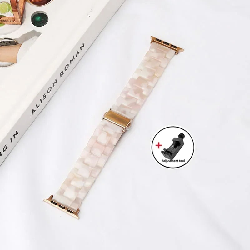 LuxBand - Luxury Resin Strap for Apple Watch Ultra & Series 3–9