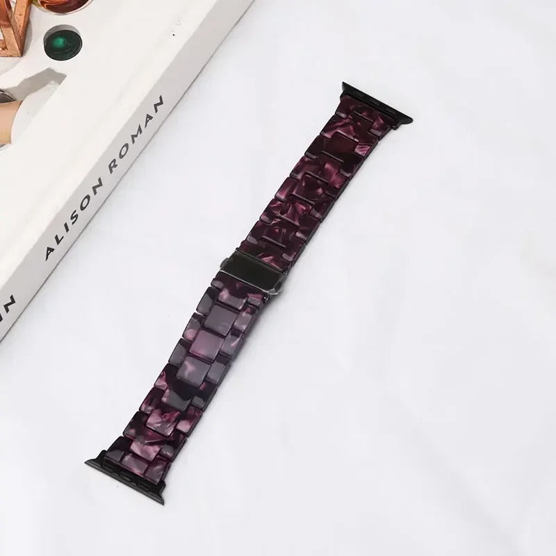 LuxBand - Luxury Resin Strap for Apple Watch Ultra & Series 3–9