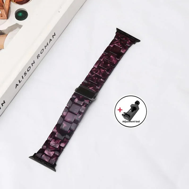 LuxBand - Luxury Resin Strap for Apple Watch Ultra & Series 3–9