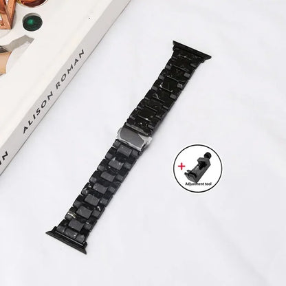 LuxBand - Luxury Resin Strap for Apple Watch Ultra & Series 3–9