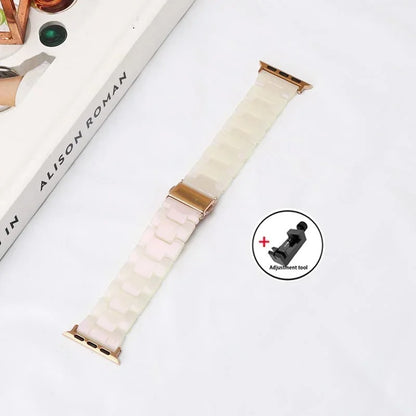 LuxBand - Luxury Resin Strap for Apple Watch Ultra & Series 3–9