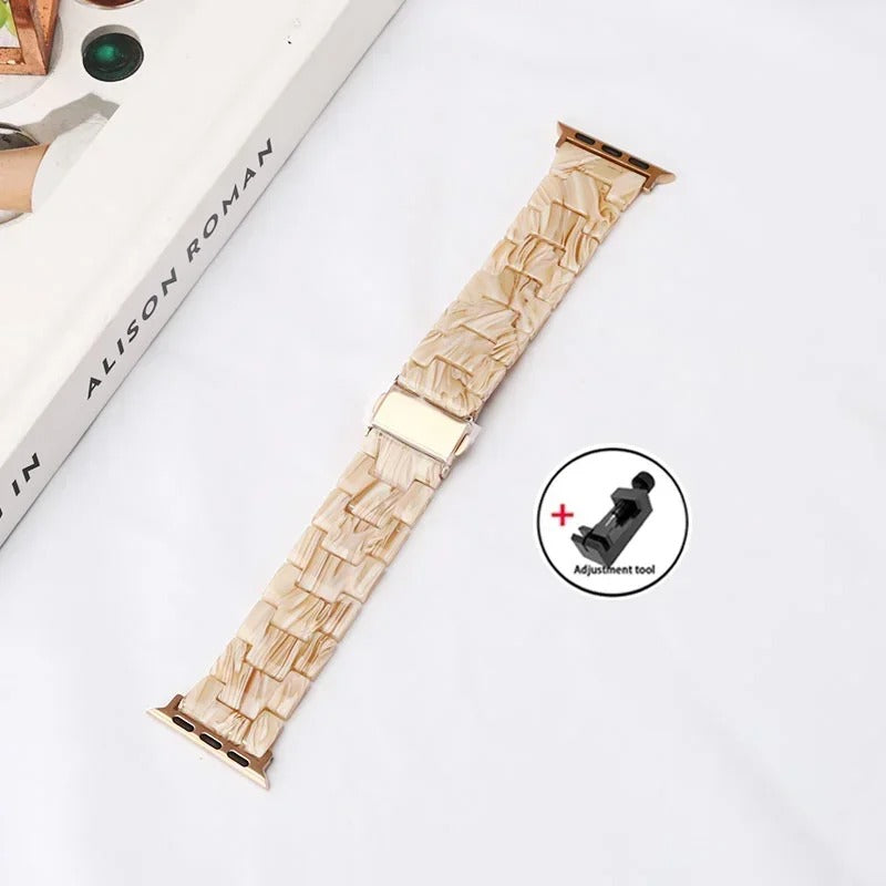 LuxBand - Luxury Resin Strap for Apple Watch Ultra & Series 3–9
