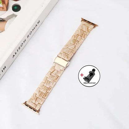 LuxBand - Luxury Resin Strap for Apple Watch Ultra & Series 3–9