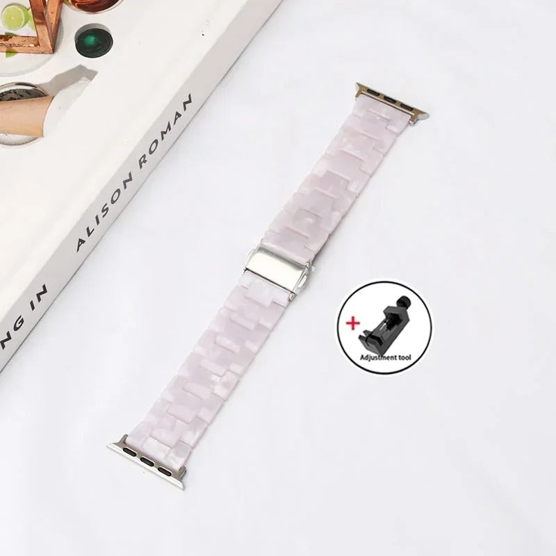 LuxBand - Luxury Resin Strap for Apple Watch Ultra & Series 3–9