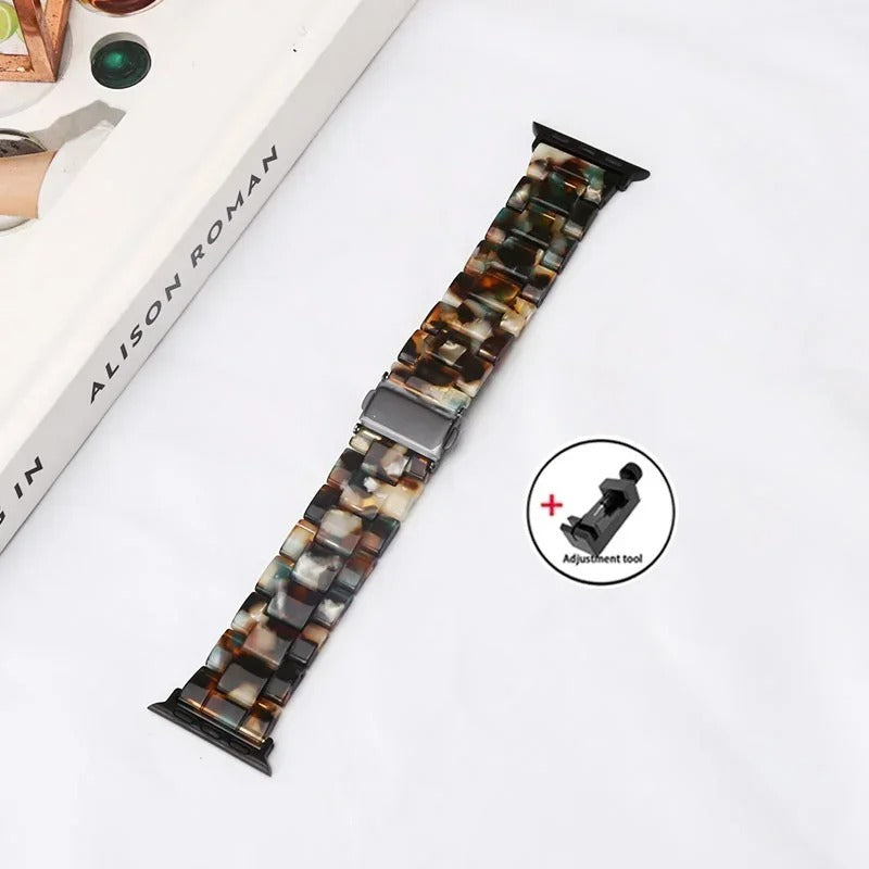 LuxBand - Luxury Resin Strap for Apple Watch Ultra & Series 3–9