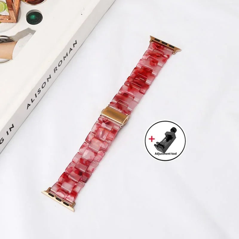 LuxBand - Luxury Resin Strap for Apple Watch Ultra & Series 3–9