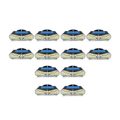 SmartSun 158-LED Solar Motion Sensor Outdoor Light - IP65 Waterproof Wall Lamp