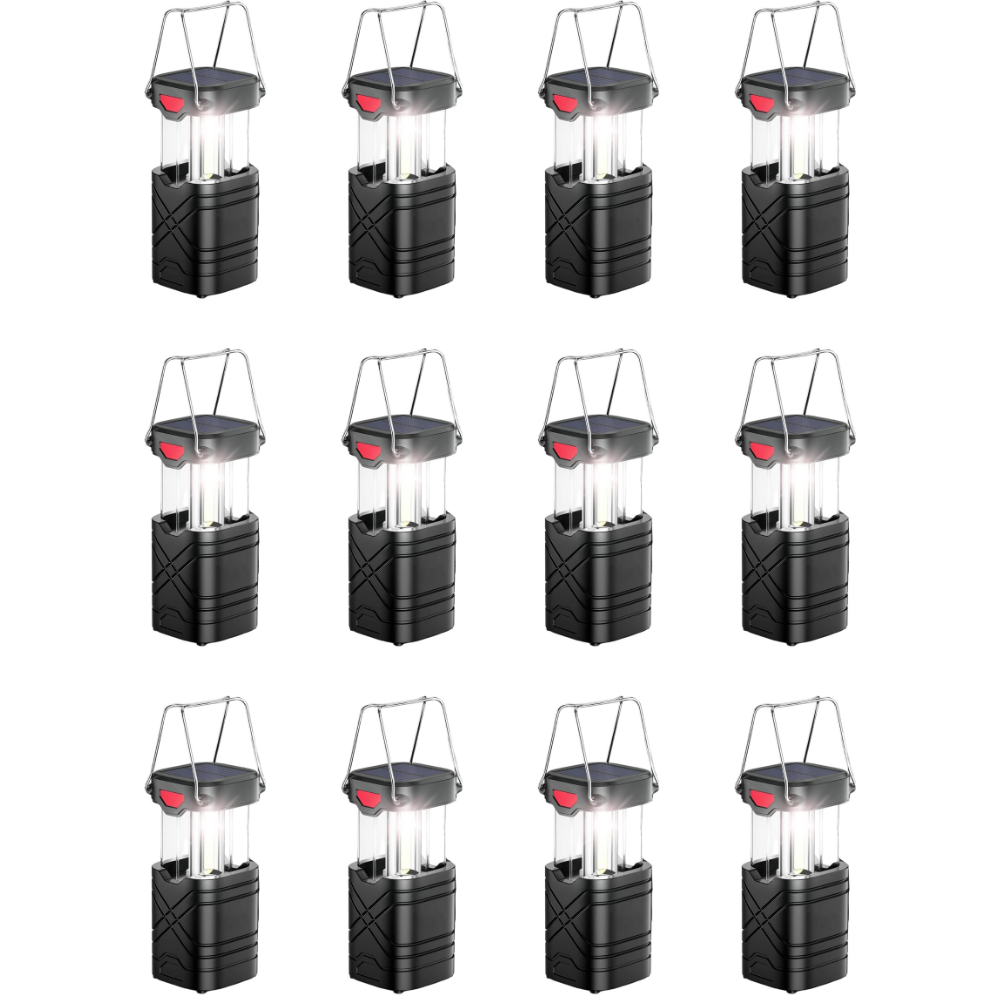 Rechargeable Solar LED Lights for Camping - Hiking, Emergency & Outdoor Portable Lantern