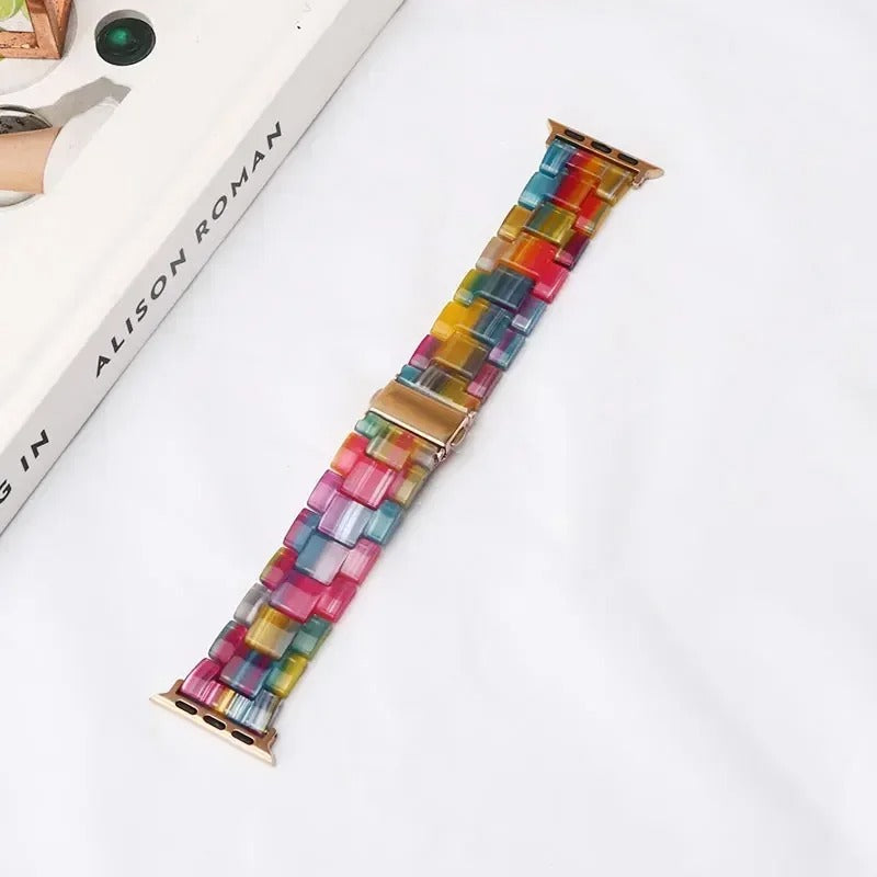 LuxBand - Luxury Resin Strap for Apple Watch Ultra & Series 3–9