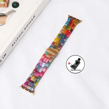 LuxBand - Luxury Resin Strap for Apple Watch Ultra & Series 3–9
