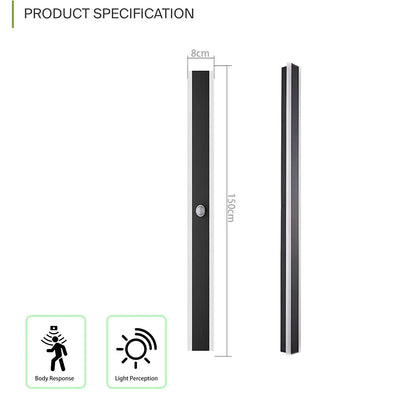 AuraLux - LED Outdoor Wall Light with Motion Sensor