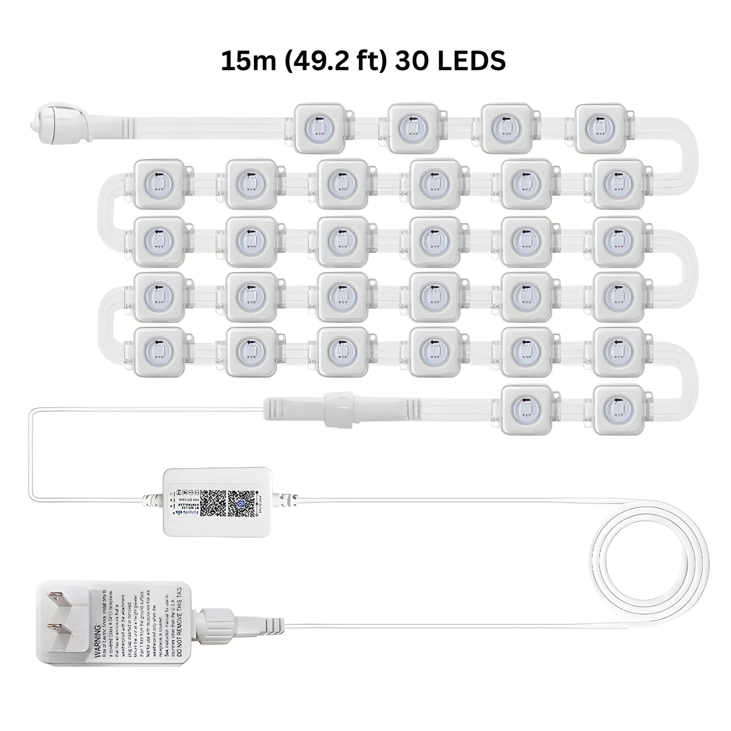 Permanent Outdoor LED Lights - IP65 Waterproof Weather-Resistant RGB Smart Lights for Home Exterior