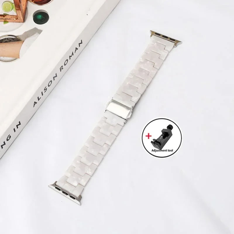LuxBand - Luxury Resin Strap for Apple Watch Ultra & Series 3–9