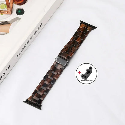 LuxBand - Luxury Resin Strap for Apple Watch Ultra & Series 3–9
