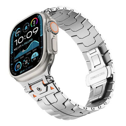 Steelux - Stainless Steel Watch Strap for Apple Watch (42–49mm)