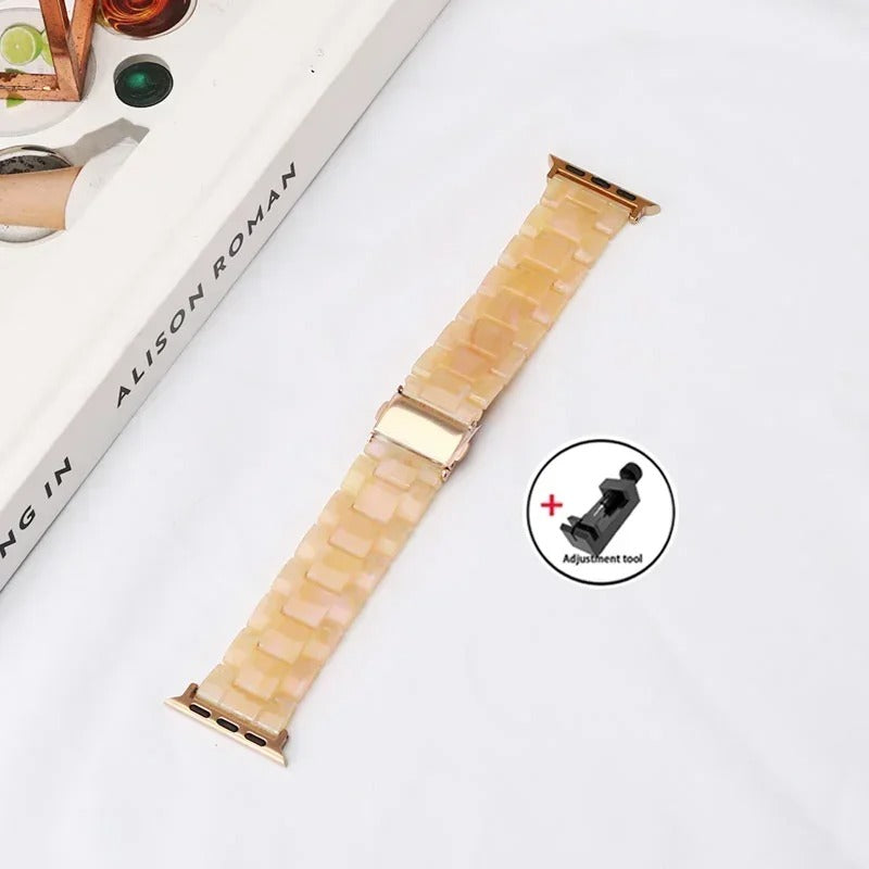 LuxBand - Luxury Resin Strap for Apple Watch Ultra & Series 3–9