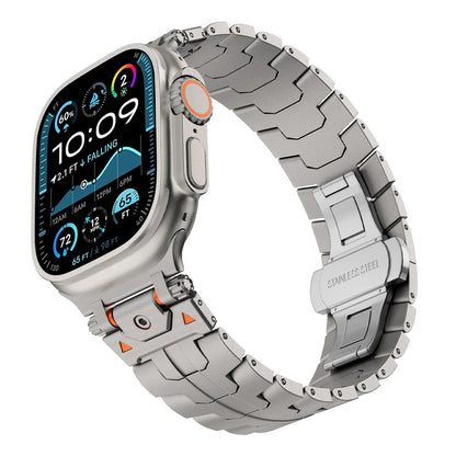 Steelux - Stainless Steel Watch Strap for Apple Watch (42–49mm)
