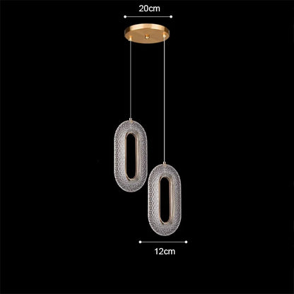 Aetherial Lighting - Creative Gold Hanging Lamp for Bedroom or Loft