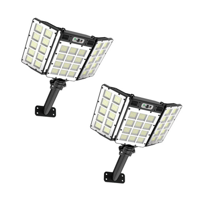800-LED Solar Street Light Outdoor - Adjustable 3 Modes Motion Sensor Security Lamp, IP65 Waterproof with Remote Control