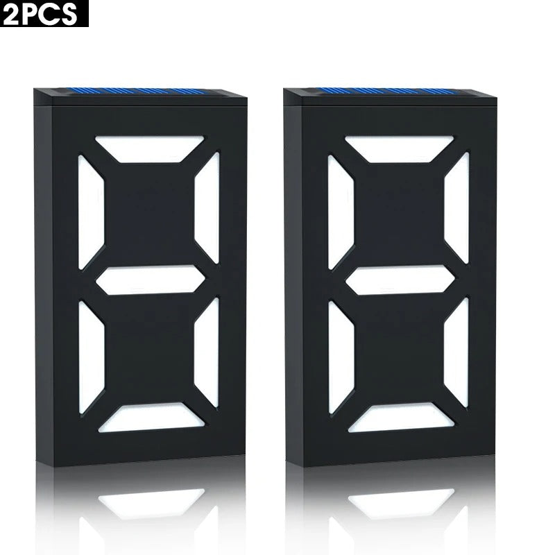 HomeShine - Solar Powered LED House Numbers for Easy DIY Installation