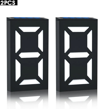 HomeShine - Solar Powered LED House Numbers for Easy DIY Installation