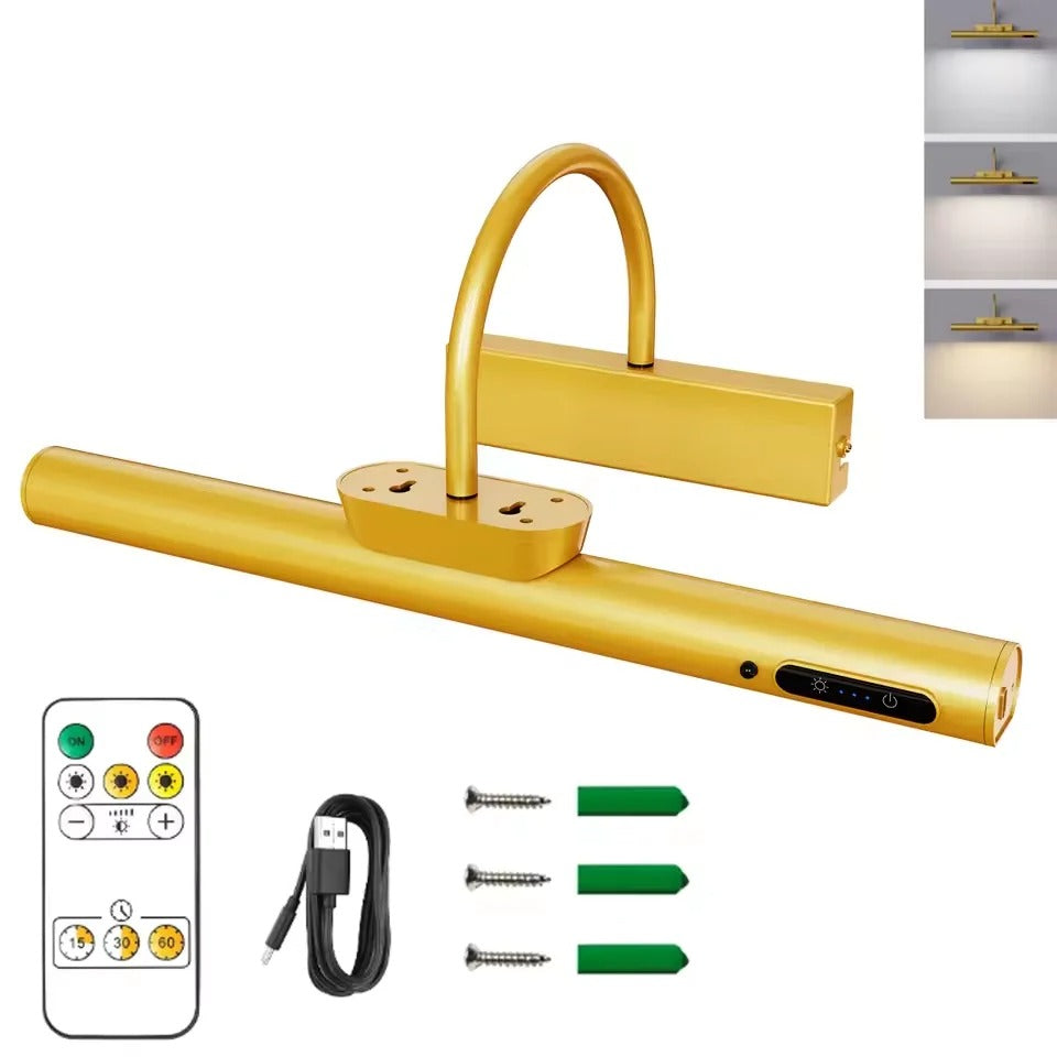 ArtsyLite - Rechargeable Wireless Picture Light with Remote & 4000mAh Battery