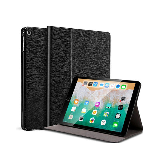 Genuine Leather Protective iPad Case With Pen Slot