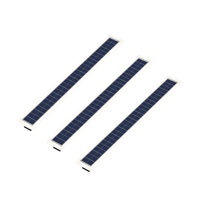 Luminova - Modern Outdoor Long Solar LED Wall Lights, Waterproof & Energy Efficient