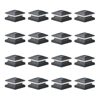 40-LED Solar Post Cap Lights for 4"x4" to 6"x6" - 30 Lumens, 3 Modes, Waterproof