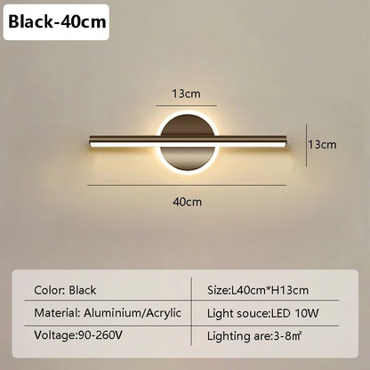 Modern LED Bathroom Mirror Light - LED Wall Lamp for Vanity & Dressing Room