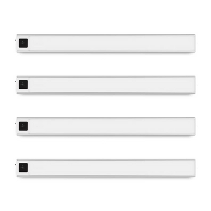 Ultra-thin USB Rechargeable LED Cabinet Light with Motion Sensor - Aluminum Portable Night Lamp