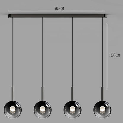 Radiant Glow - Modern LED Staircase Chandelier Pendant Light