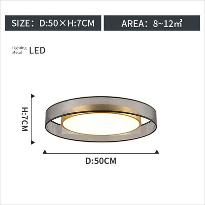 LumiGlow - Modern Round LED Ceiling Light with Dimmable Brightness