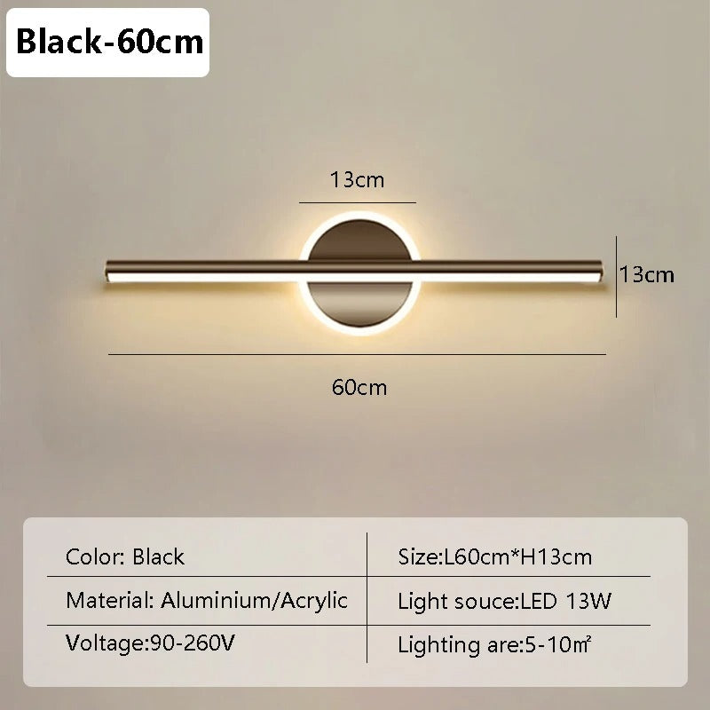Modern LED Bathroom Mirror Light - LED Wall Lamp for Vanity & Dressing Room