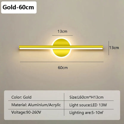 Modern LED Bathroom Mirror Light - LED Wall Lamp for Vanity & Dressing Room