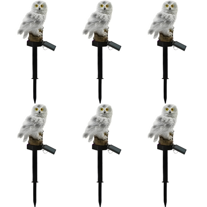 Decorative Solar LED Owl Garden Lights | Waterproof Outdoor Animal Sculpture | Pathway & Yard Accent Lamp