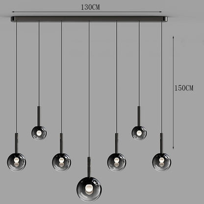 Radiant Glow - Modern LED Staircase Chandelier Pendant Light