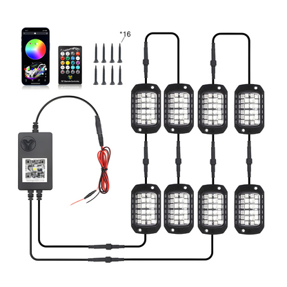 OffRoadGlow - 36 LEDs Rock Lights for Trucks & Off-road Cars