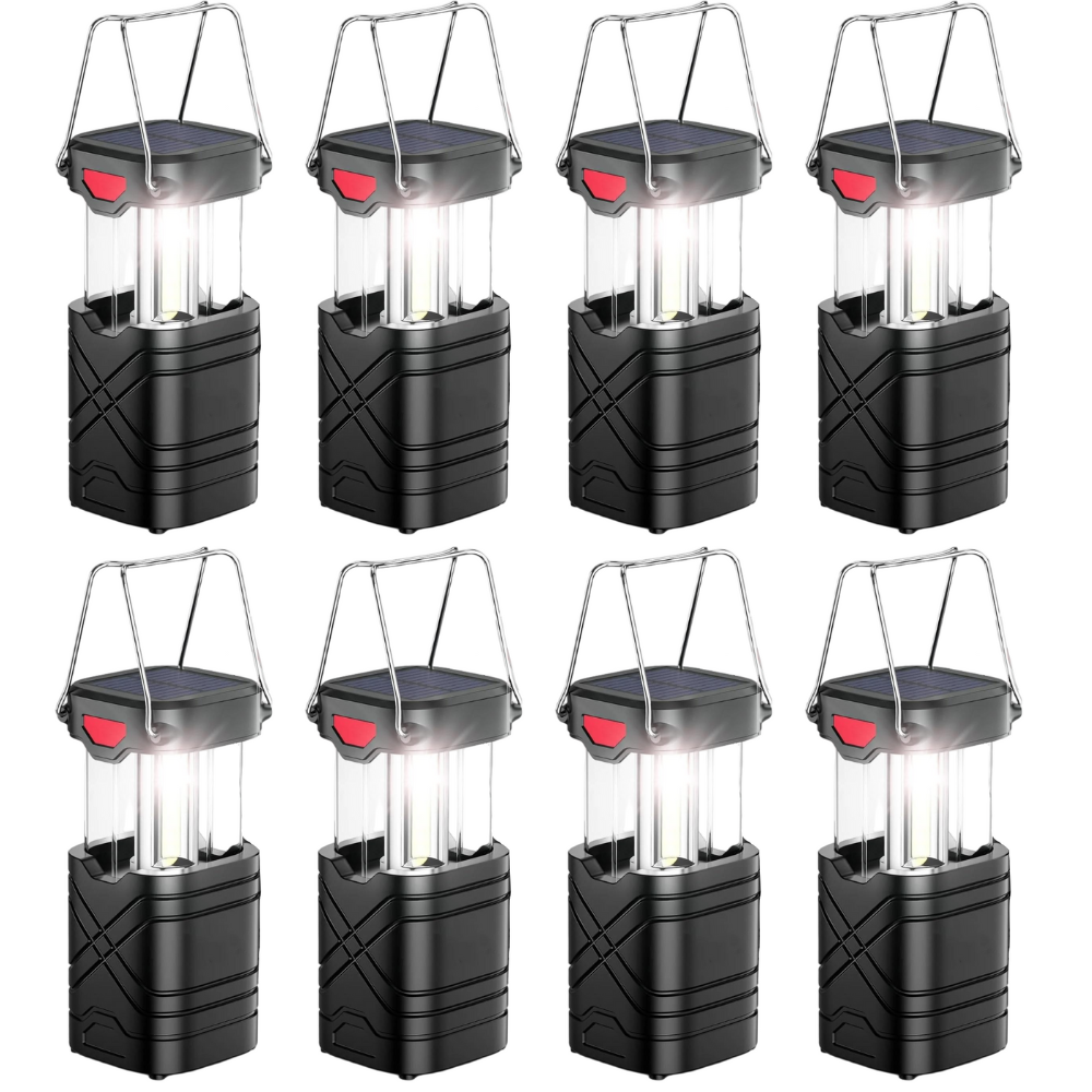 Rechargeable Solar LED Lights for Camping - Hiking, Emergency & Outdoor Portable Lantern