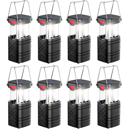 Rechargeable Solar LED Lights for Camping - Hiking, Emergency & Outdoor Portable Lantern