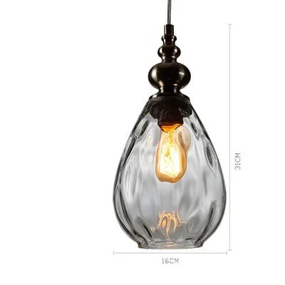 NordicBeam Glass Ball Pendant Light – Vintage Style for Dining & Living Room
