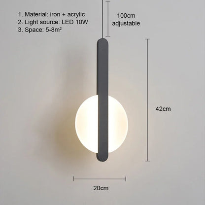 LuminaFlex LED Hanging Light Fixture for Modern Home Decor