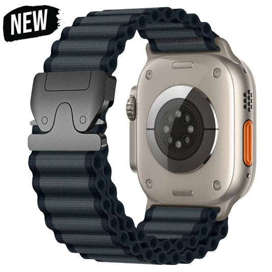 ActiveGear - Nylon Sports Strap for Apple Watch Ultra & Series 6-10, SE