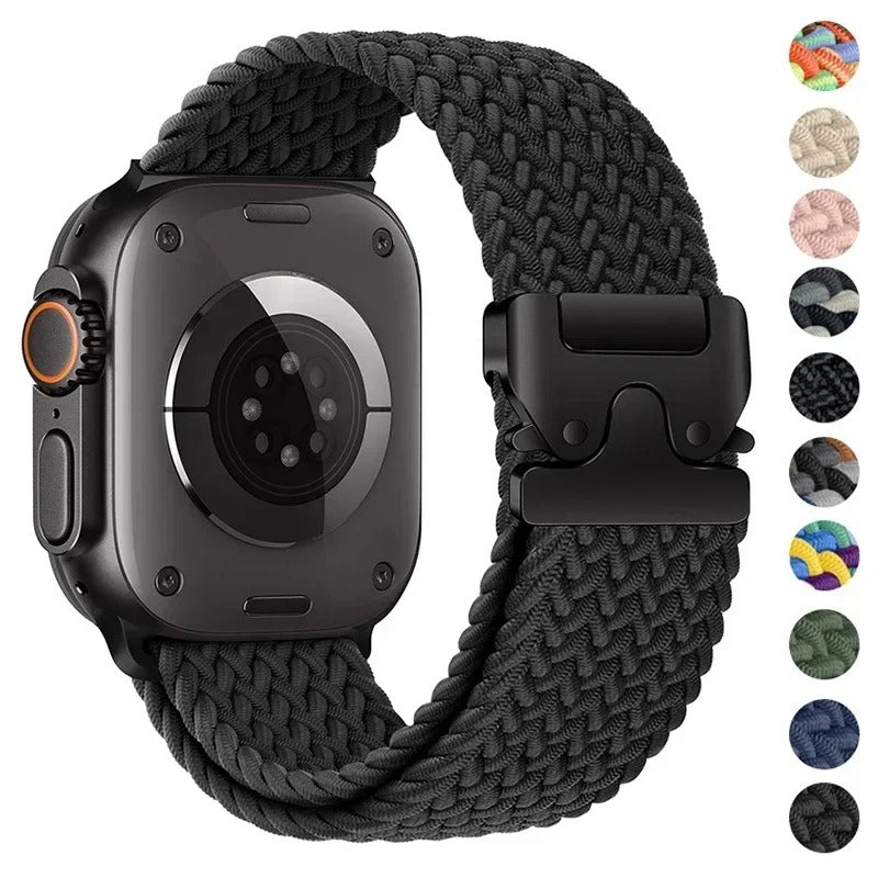 AdventureWeave - Parachute Braided Nylon Strap for Apple Watch Ultra & Series 6-11, SE