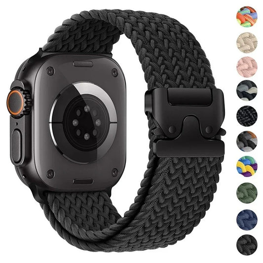 AdventureWeave - Parachute Braided Nylon Strap for Apple Watch Ultra & Series 6-11, SE