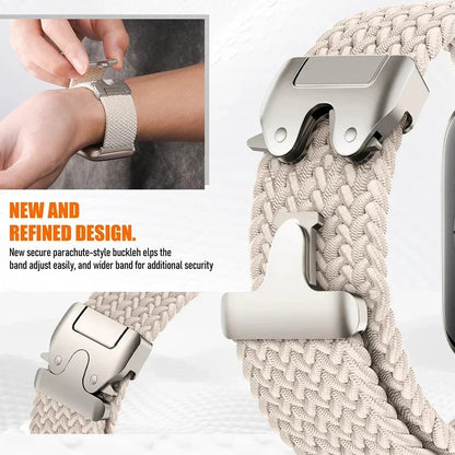 AdventureWeave - Parachute Braided Nylon Strap for Apple Watch Ultra & Series 6-11, SE